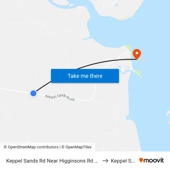 Keppel Sands Rd Near Higginsons Rd Hail 'N' Ride to Keppel Sands map