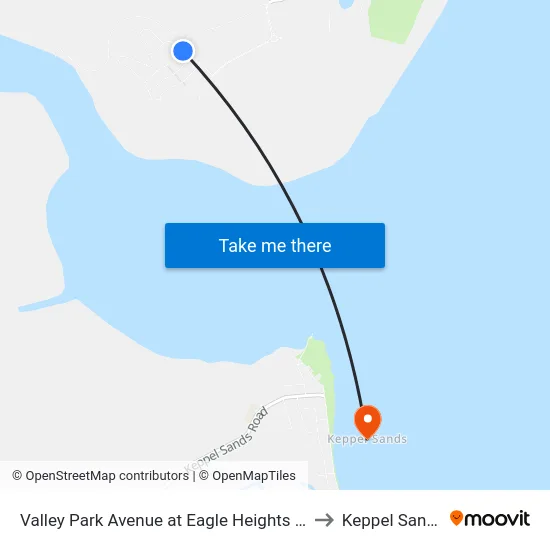 Valley Park Avenue at Eagle Heights Rd to Keppel Sands map