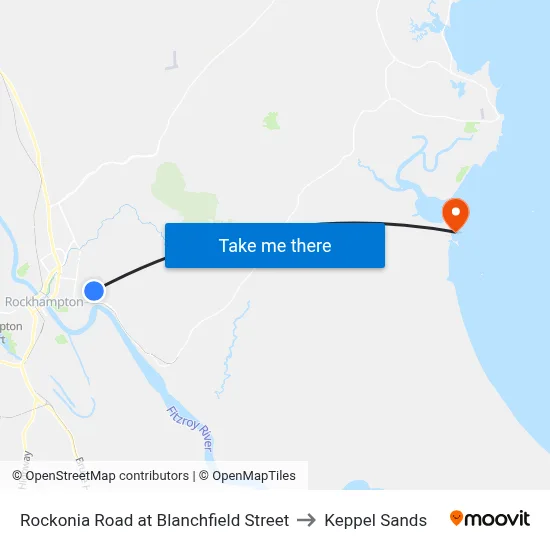 Rockonia Road at Blanchfield Street to Keppel Sands map