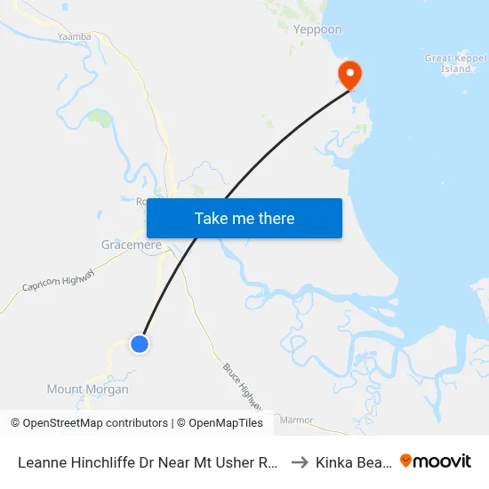 Leanne Hinchliffe Dr Near Mt Usher Rd Hnr to Kinka Beach map