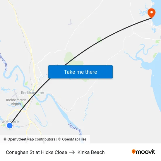Conaghan St at Hicks Close to Kinka Beach map