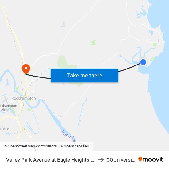 Valley Park Avenue at Eagle Heights Rd to CQUniversity map