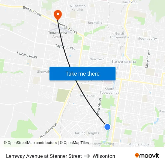 Lemway Avenue at Stenner Street to Wilsonton map
