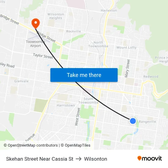 Skehan Street Near Cassia St to Wilsonton map