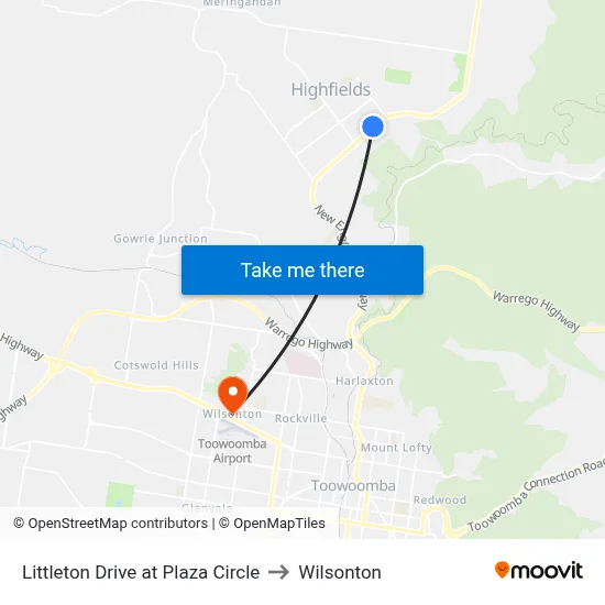 Littleton Drive at Plaza Circle to Wilsonton map