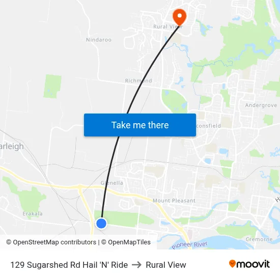 129 Sugarshed Rd Hail 'N' Ride to Rural View map