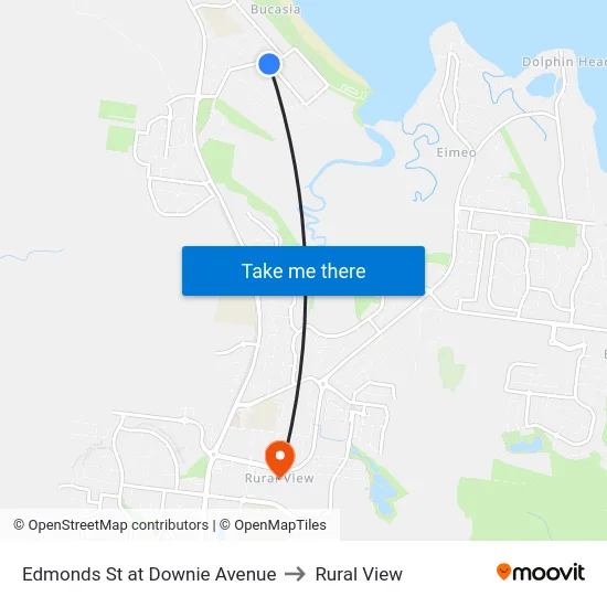 Edmonds St at Downie Avenue to Rural View map