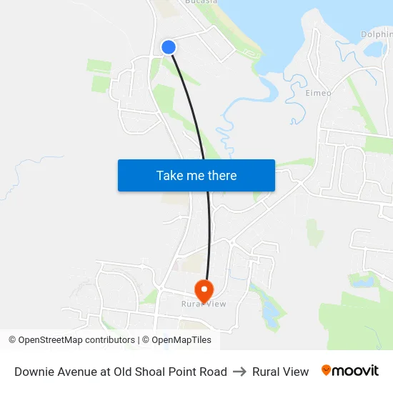 Downie Avenue at Old Shoal Point Road to Rural View map