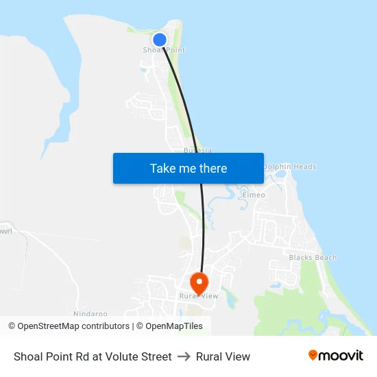 Shoal Point Rd at Volute Street to Rural View map