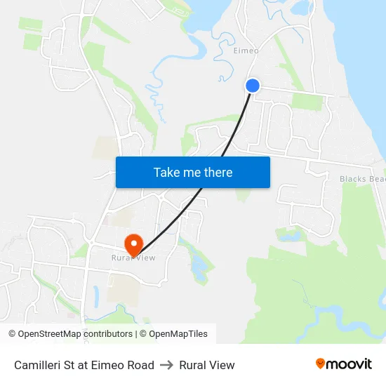 Camilleri St at Eimeo Road to Rural View map