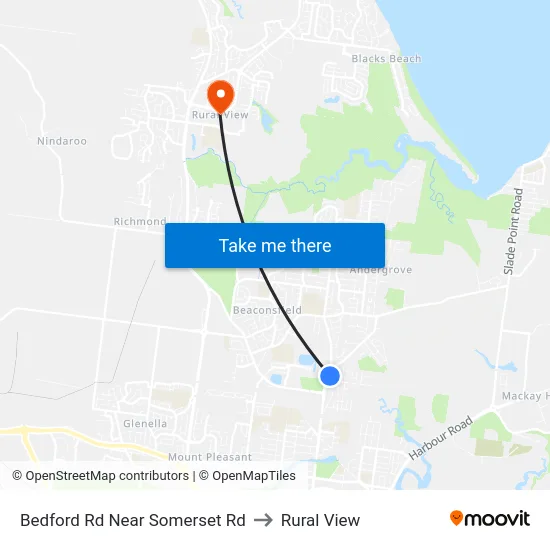 Bedford Rd Near Somerset Rd to Rural View map