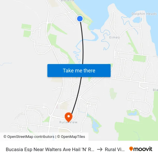 Bucasia Esp Near Walters Ave Hail 'N' Ride to Rural View map