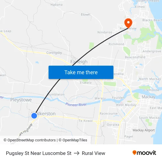 Pugsley St Near Luscombe St to Rural View map