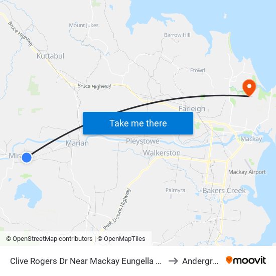 Clive Rogers Dr Near Mackay Eungella Rd Hnr to Andergrove map
