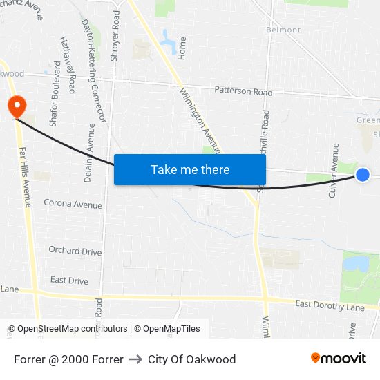 Forrer @ 2000 Forrer to City Of Oakwood map