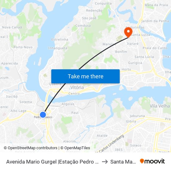 Avenida Mario Gurgel |Estação Pedro Nolasco to Santa Martha map