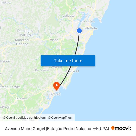 Avenida Mario Gurgel |Estação Pedro Nolasco to UPAI map