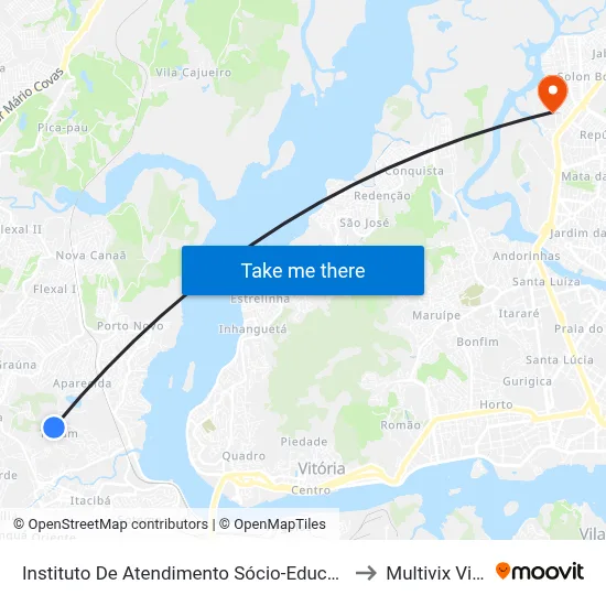 Instituto De Atendimento Sócio-Educativo Do Es to Multivix Vitória map