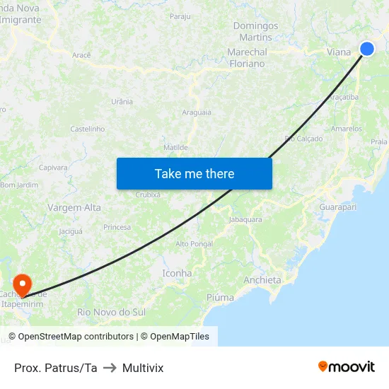 Prox. Patrus/Ta to Multivix map