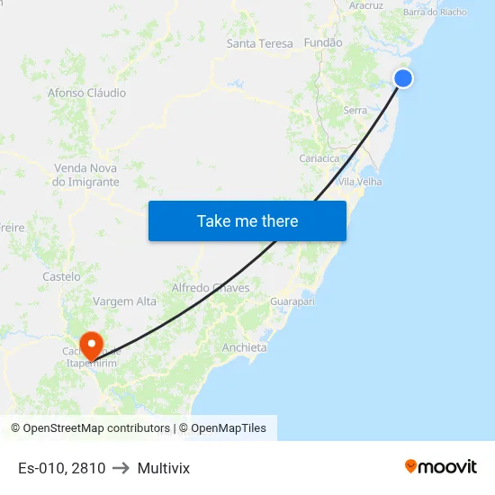 Es-010, 2810 to Multivix map