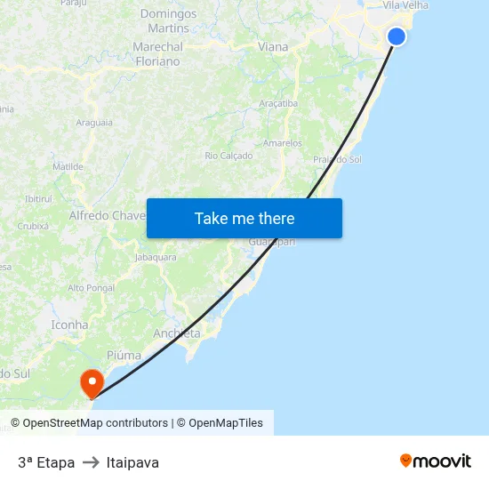 3ª Etapa to Itaipava map