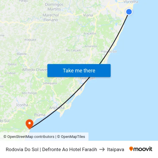 Rodovia Do Sol | Defronte Ao Hotel Faraóh to Itaipava map