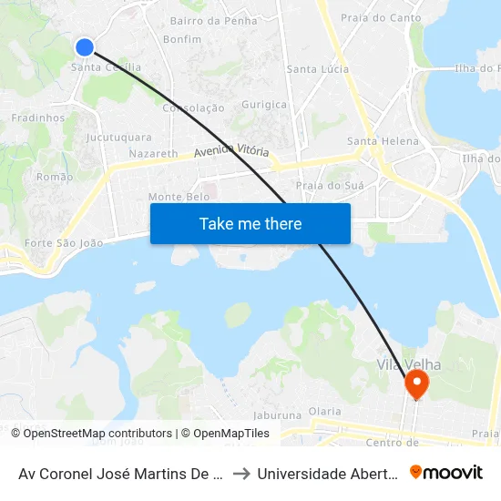 Av Coronel José Martins De Figueiredo, 38 to Universidade Aberta Do Brasil map
