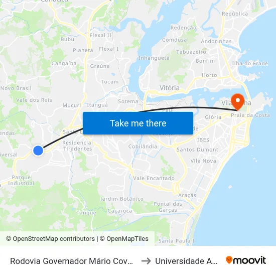 Rodovia Governador Mário Covas, 860 - Parque Industrial to Universidade Aberta Do Brasil map