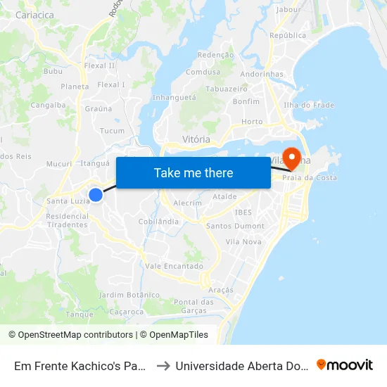 Em Frente Kachico's Papelaria to Universidade Aberta Do Brasil map