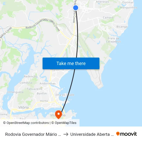 Rodovia Governador Mário Covas, 402 to Universidade Aberta Do Brasil map