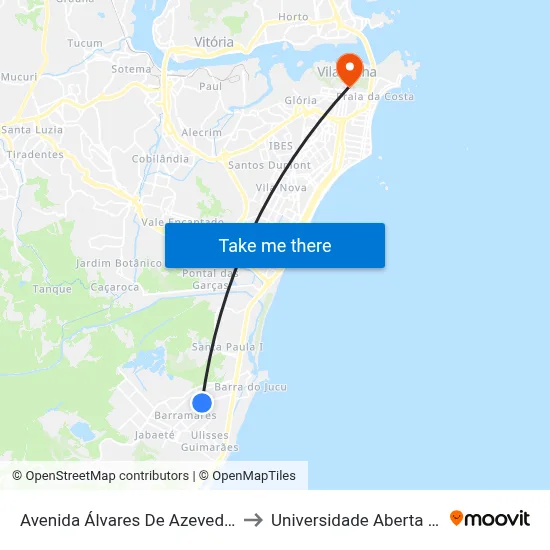 Avenida Álvares De Azevedo, 444-468 to Universidade Aberta Do Brasil map