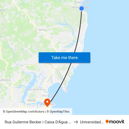 Rua Guilerme Becker | Caixa D'Água Cesanrua Guilerme Becker | Caixa D'Água Cesan to Universidade Aberta Do Brasil map