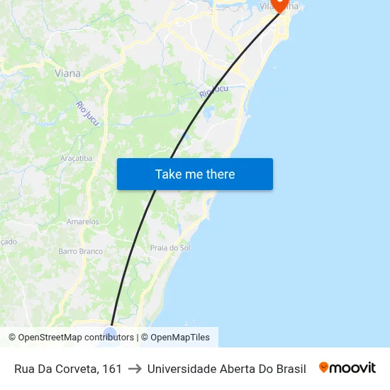 Rua Da Corveta, 161 to Universidade Aberta Do Brasil map