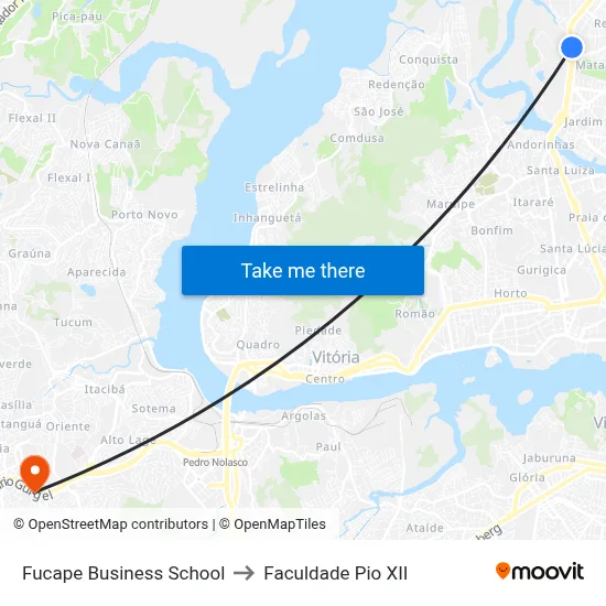 Fucape Business School to Faculdade Pio XII map