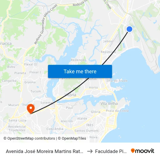 Avenida José Moreira Martins Rato, 1355 to Faculdade Pio XII map