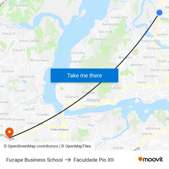 Fucape Business School to Faculdade Pio XII map