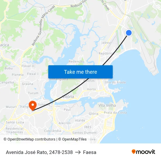 Avenida José Rato, 2478-2538 to Faesa map