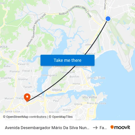 Avenida Desembargador Mário Da Silva Nunes, 5023-5265 to Faesa map