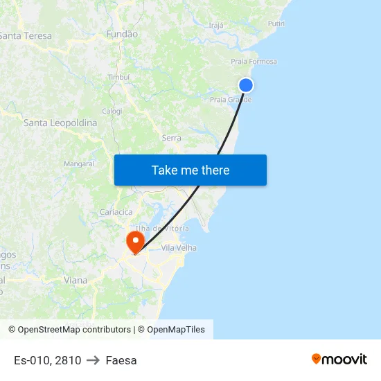 Es-010, 2810 to Faesa map