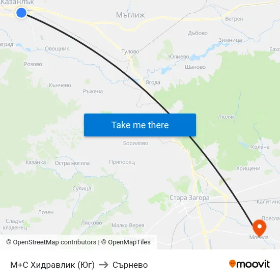 М+С Хидравлик (Юг) to Сърнево map