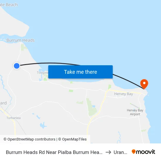 Burrum Heads Rd Near Pialba Burrum Heads Rd Hnr to Urangan map