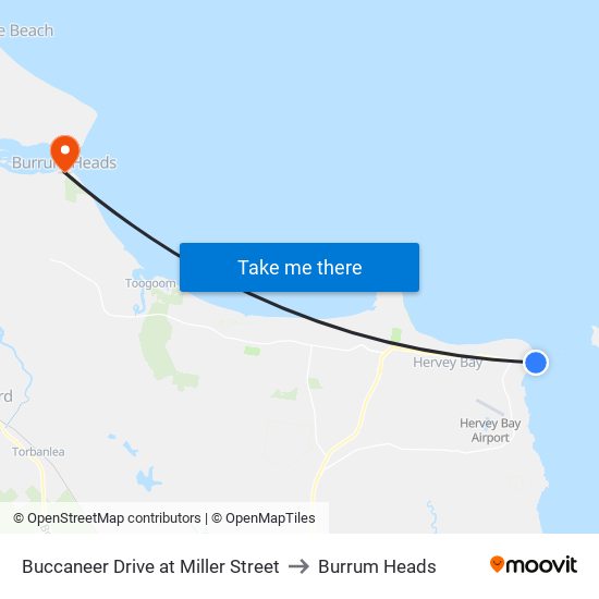 Buccaneer Drive at Miller Street to Burrum Heads map