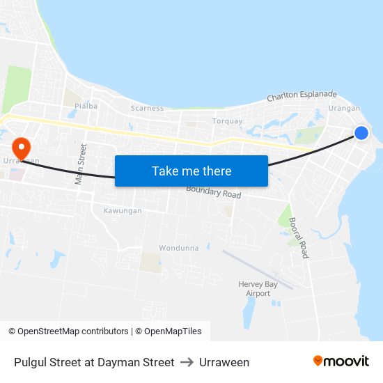 Pulgul Street at Dayman Street to Urraween map