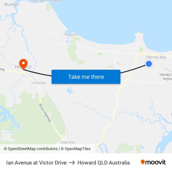 Ian Avenue at Victor Drive to Howard QLD Australia map