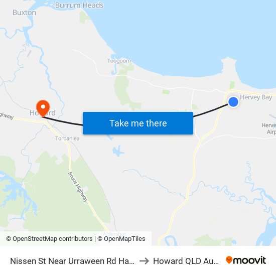 Nissen St Near Urraween Rd Hail 'N' Ride to Howard QLD Australia map