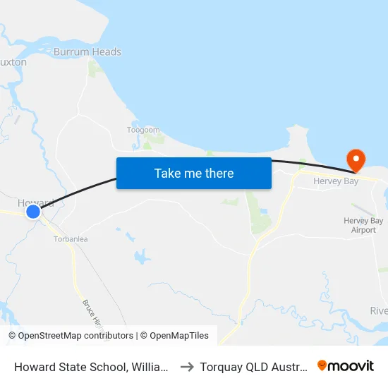 Howard State School, William St to Torquay QLD Australia map
