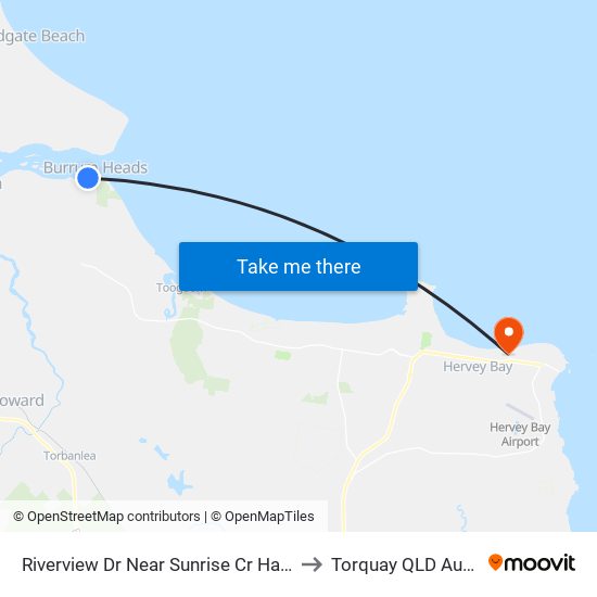 Riverview Dr Near Sunrise Cr Hail 'N' Ride to Torquay QLD Australia map