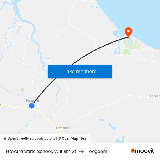 Howard State School, William St to Toogoom map