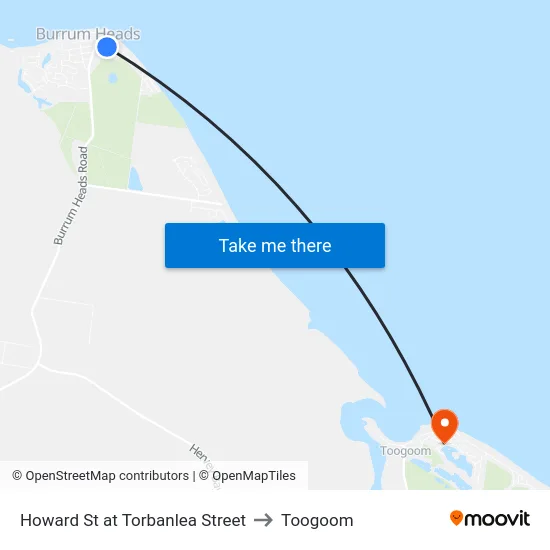Howard St at Torbanlea Street to Toogoom map
