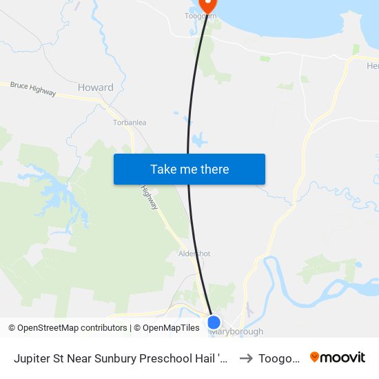 Jupiter St Near Sunbury Preschool Hail 'N' Ride to Toogoom map